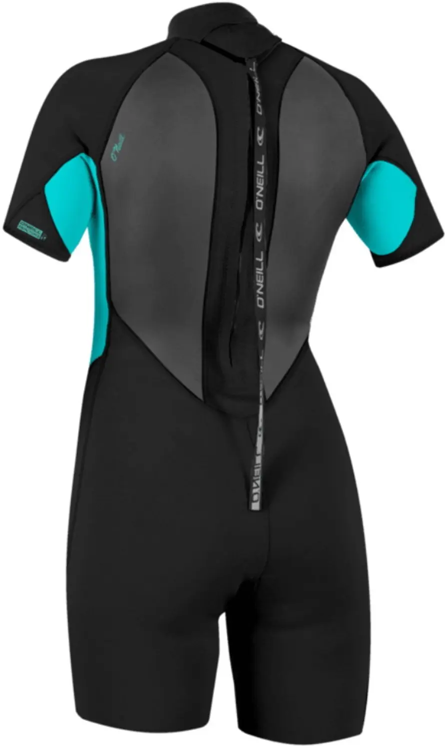 O'Neill Dames Reactor-2 2mm Shorty Wetsuit - Zwart/Blauw - afbeelding 2 van 6