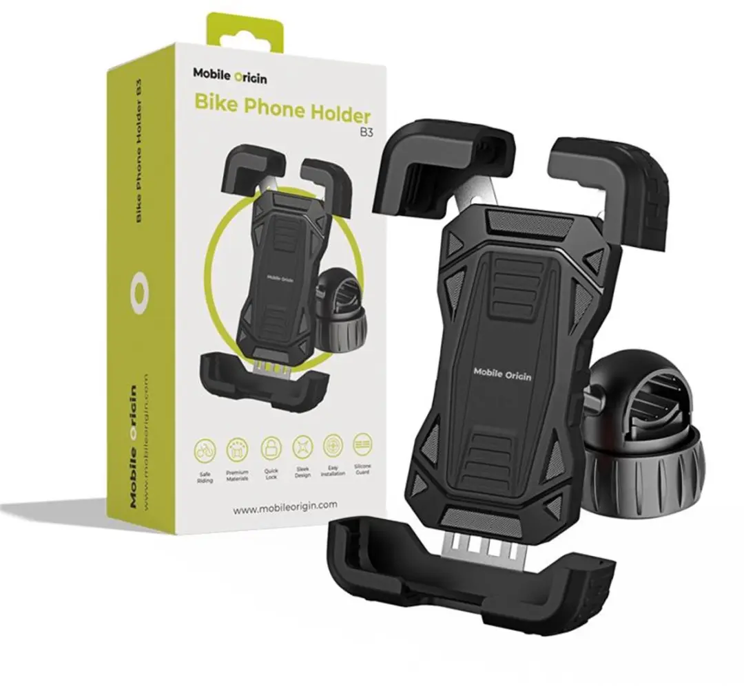 Mobile Origin Fietstelefoonhouder B3, Zwart