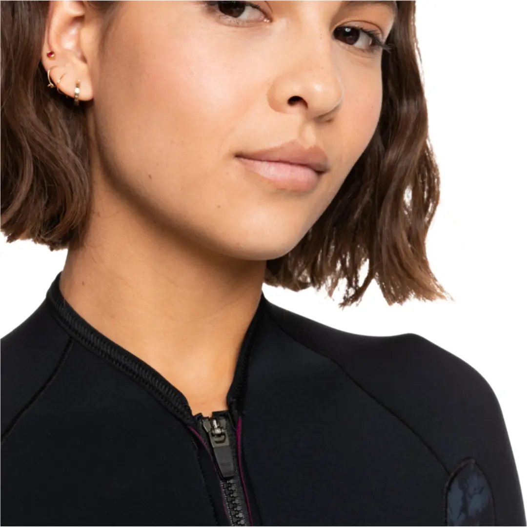 Roxy Dames Swell Series Wetsuit Jacket 1mm - Zwart - afbeelding 6 van 6
