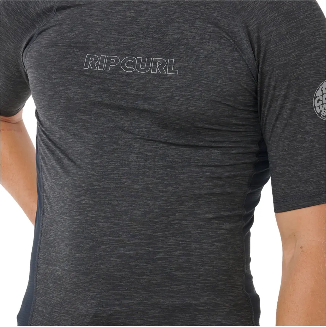 2026 Rip Curl Heren Dawn Patrol UPF Perf Korte Mouw Lycra Vest