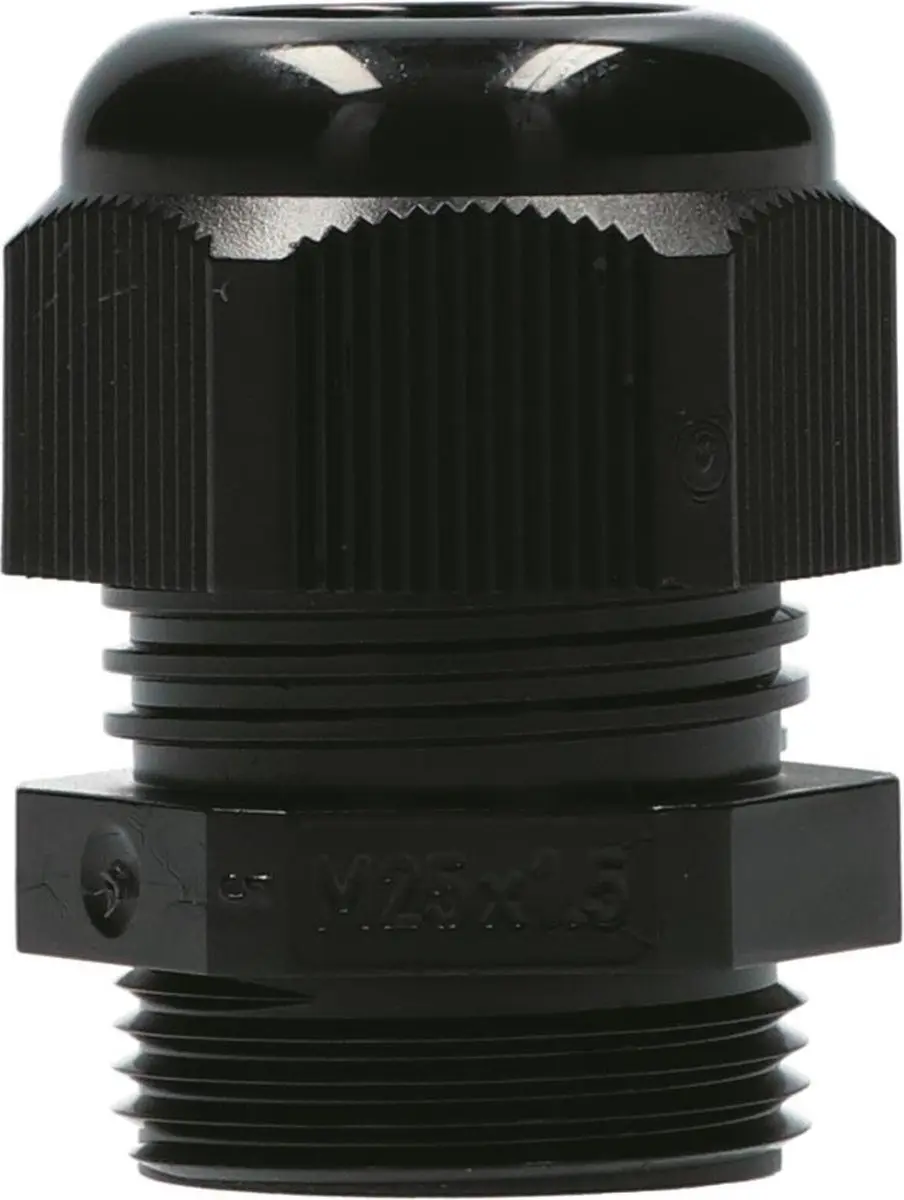 Jacob Wartel M12 50.612 PA/SW - 3-6mm - Zwart - afbeelding 2 van 2