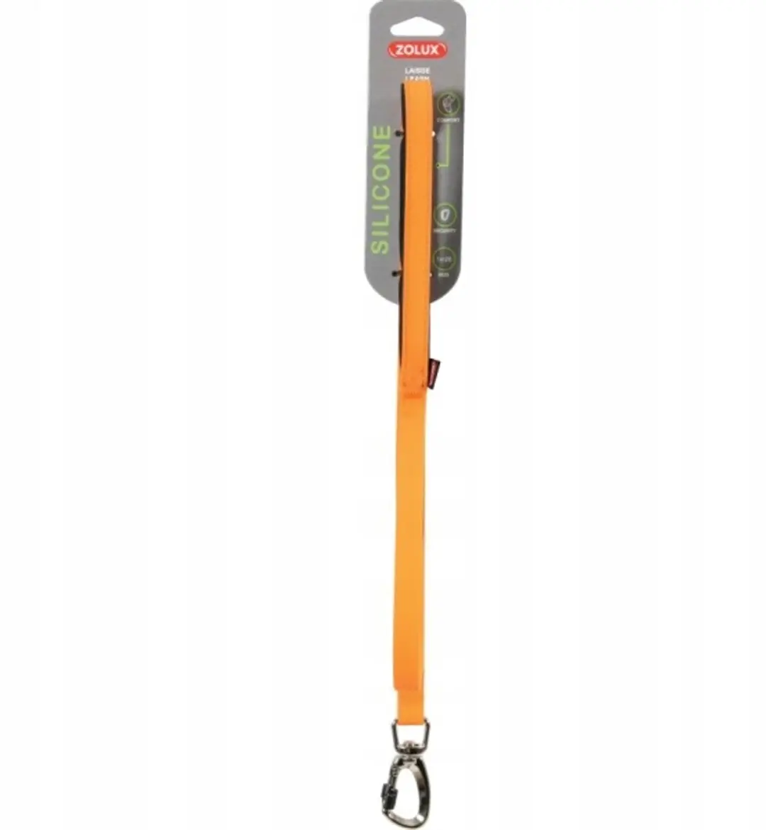 Zolux Hondenlijn Siliconen 2,5 cm Oranje