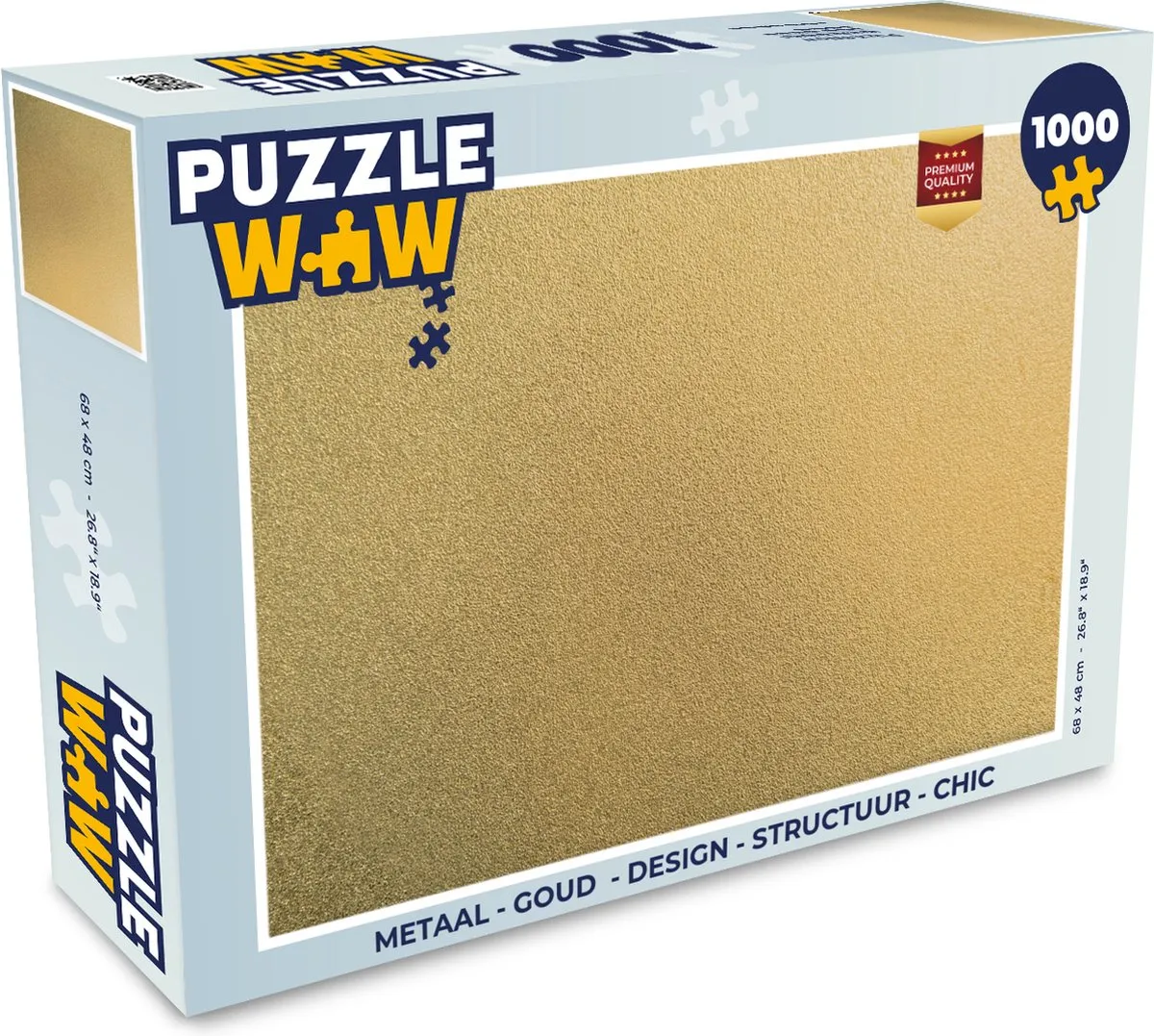 PuzzleWow Metaal Design Legpuzzel 1000 Stuks - Multicolor