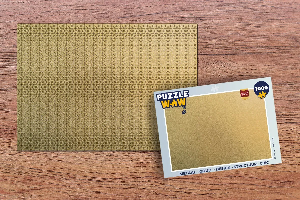PuzzleWow Metaal Design Legpuzzel 1000 Stuks - Multicolor