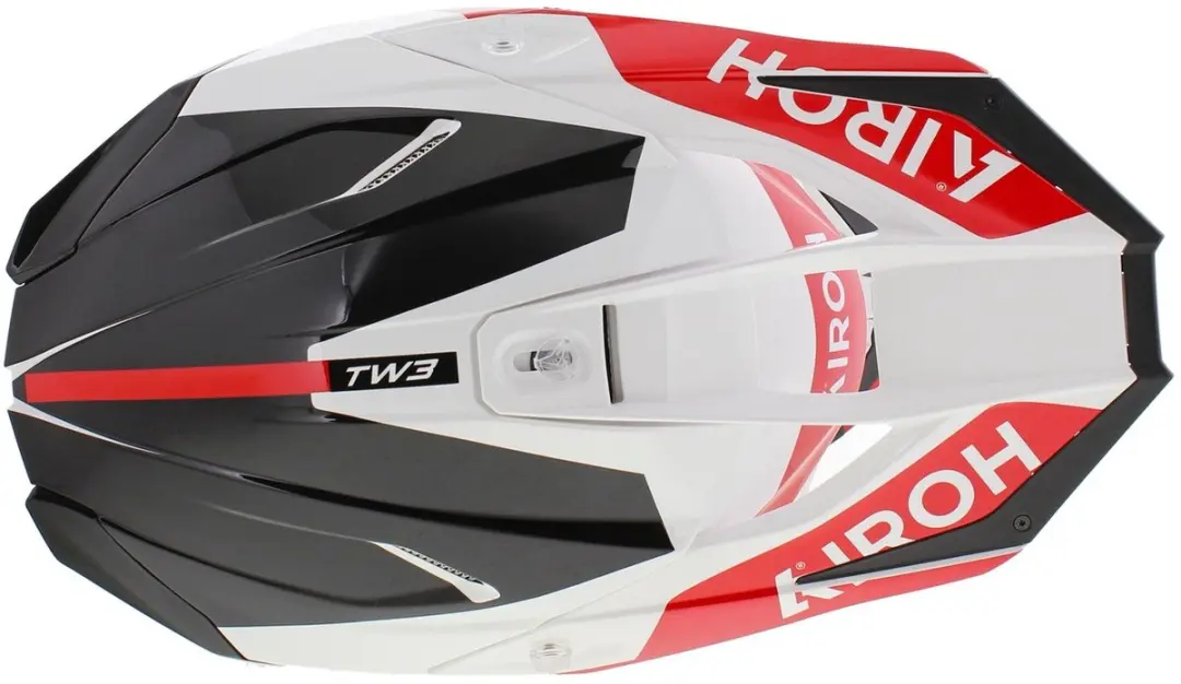 Airoh Twist 3 Fancy Motocrosshelm XXL - Wit/Zwart/Rood - afbeelding 6 van 6