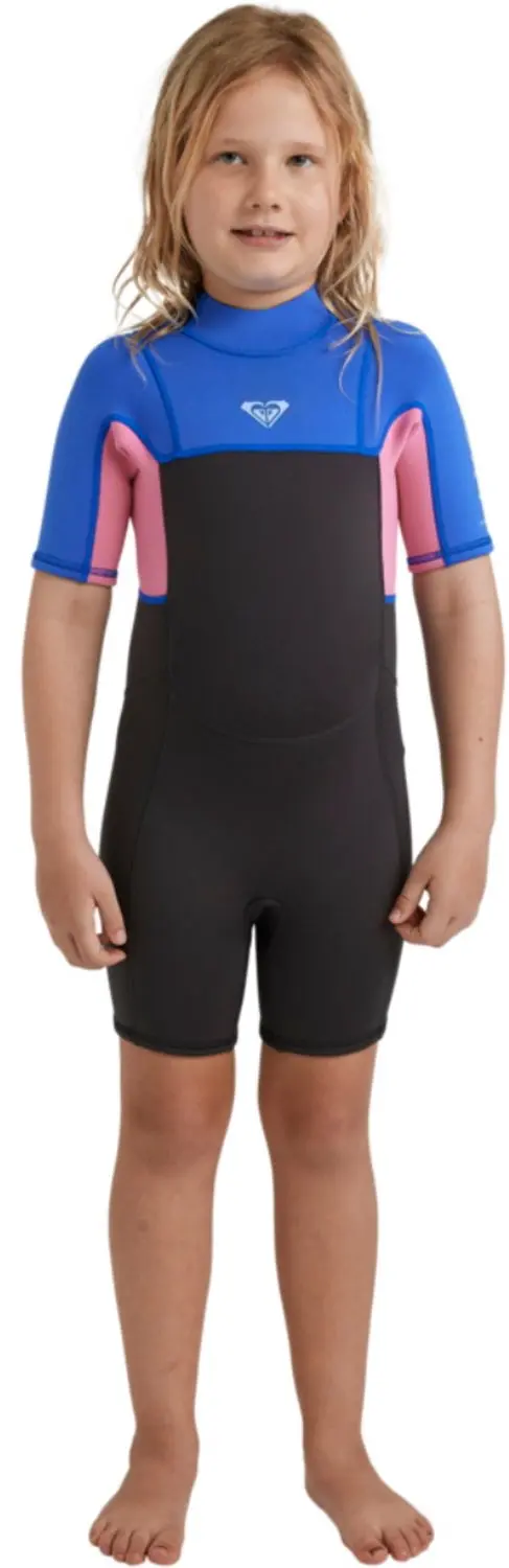 2026 Roxy Peuter Prologue+ 2/2mm Rug Ritssluiting Shorty Wetsuit 26QW2