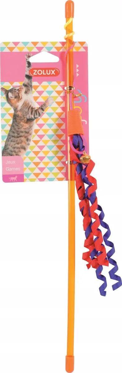 Zolux Kattenhengel met Lint 41cm - Blauw/Oranje