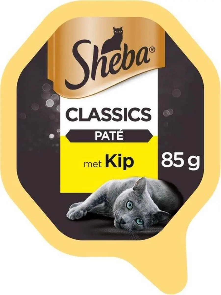Kattenvoer Sheba Alu Classic Kip 22 x 85G