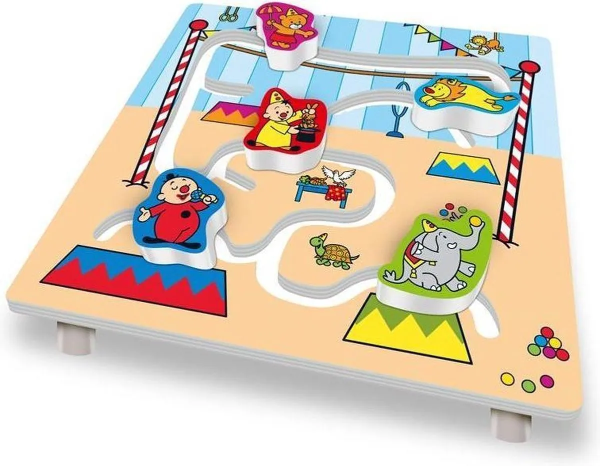 Studio 100 Bumba Houten Schuifpuzzel 5-delig - Multicolor