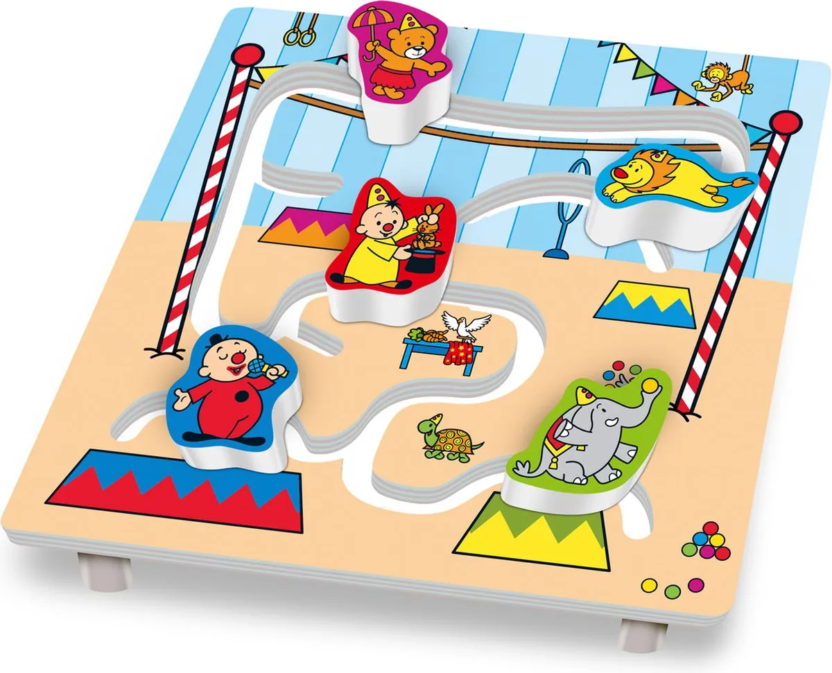 Studio 100 Bumba Houten Schuifpuzzel 5-delig - Multicolor