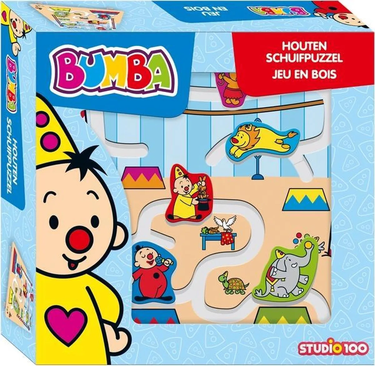 Studio 100 Bumba Houten Schuifpuzzel 5-delig
