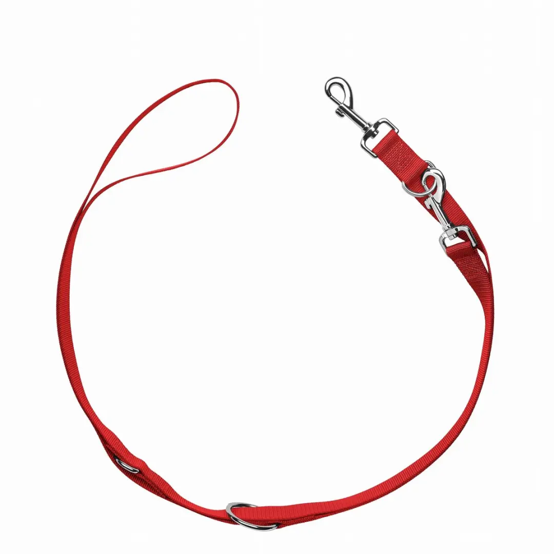 Hunter London Hondenriem Rood 20/200 cm