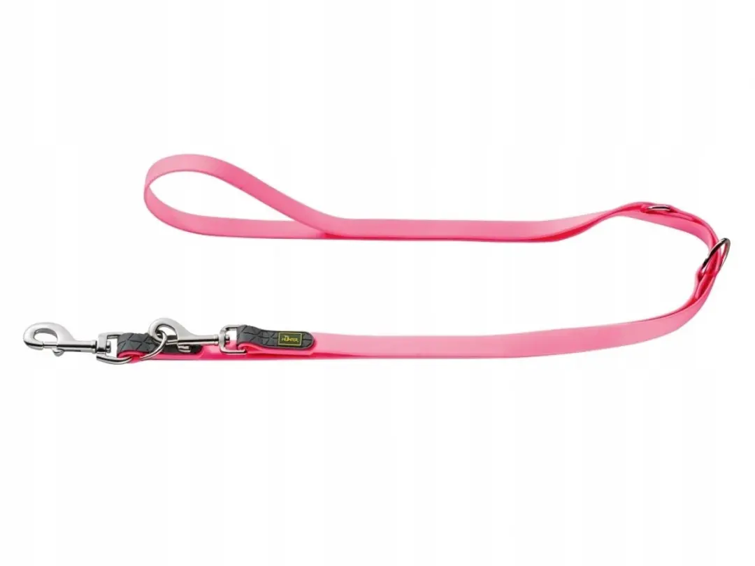 Hunter Convenience neon roze verstelbare hondensnoer