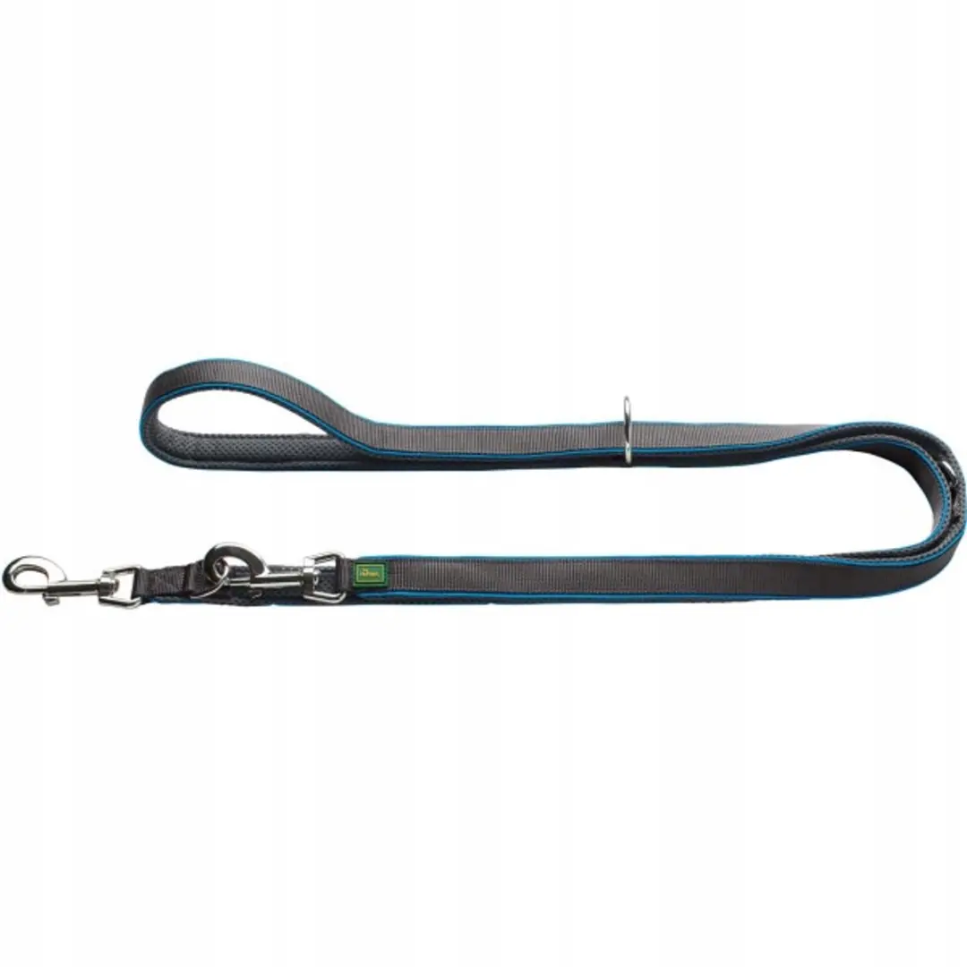 Hunter Divo Verstelbare Hondentuig Turquoise Grijs 1.5/200cm