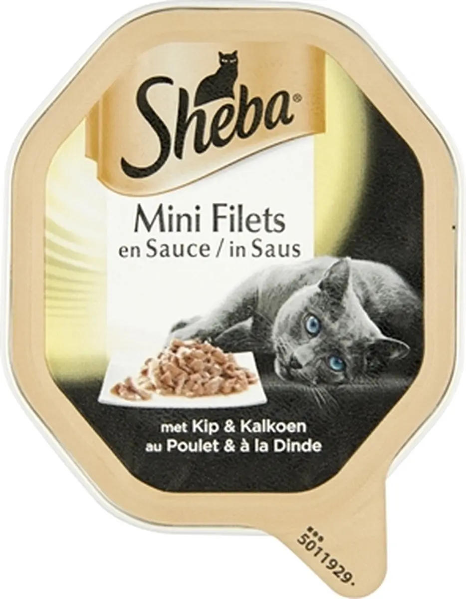 Sheba alu mini filets kip / kalkoen in saus