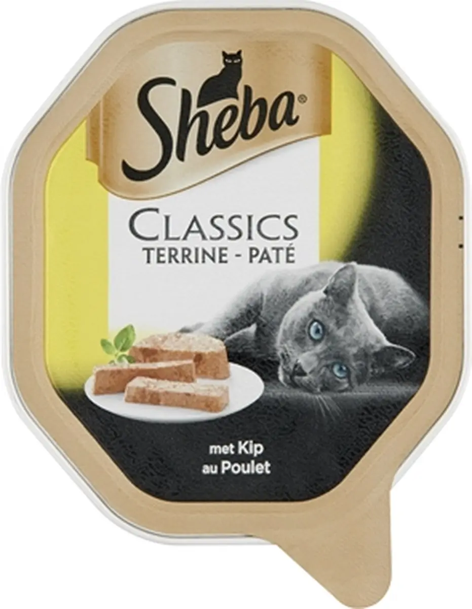 SHEBA ALU PATE MET KIP 22X85GR