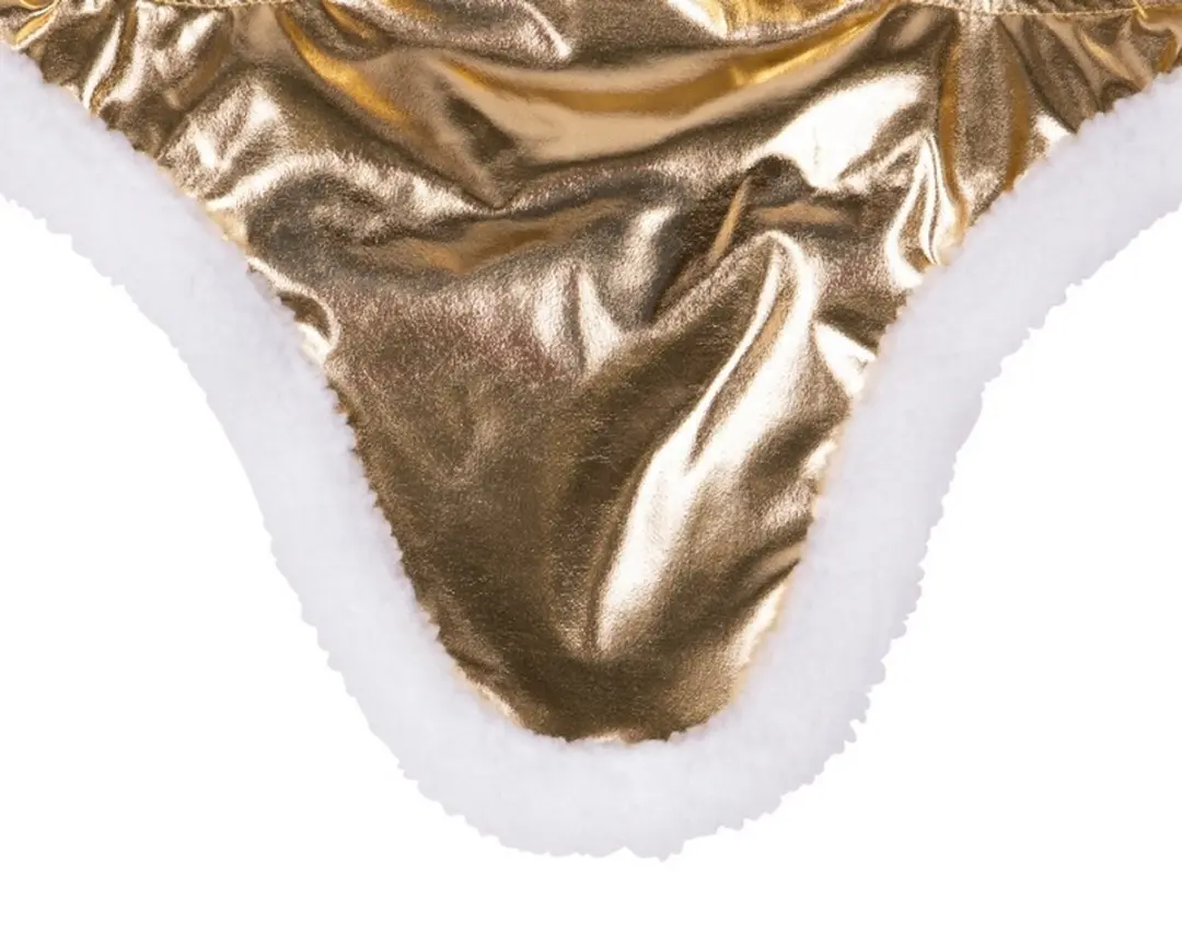 QHP Oornetje Santa Maat Pony - Goud - afbeelding 2 van 3