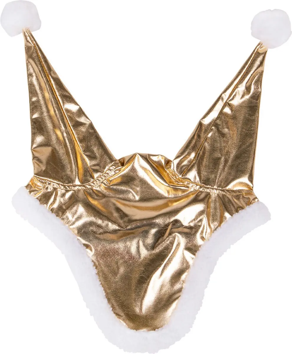 QHP Oornetje Santa Maat Pony - Goud - afbeelding 3 van 3