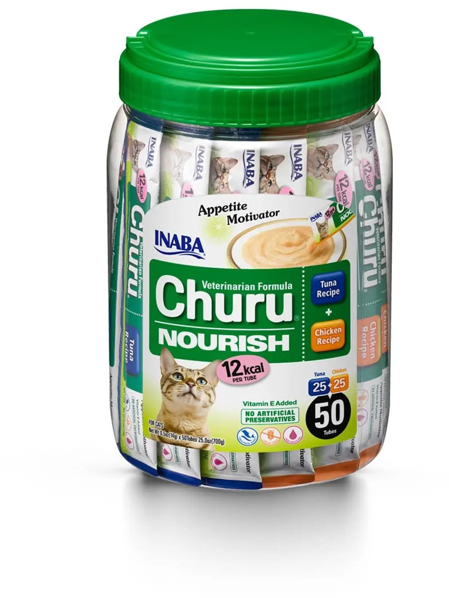 Inaba Churu Nourish Kip & Tonijn - 50 Stuks