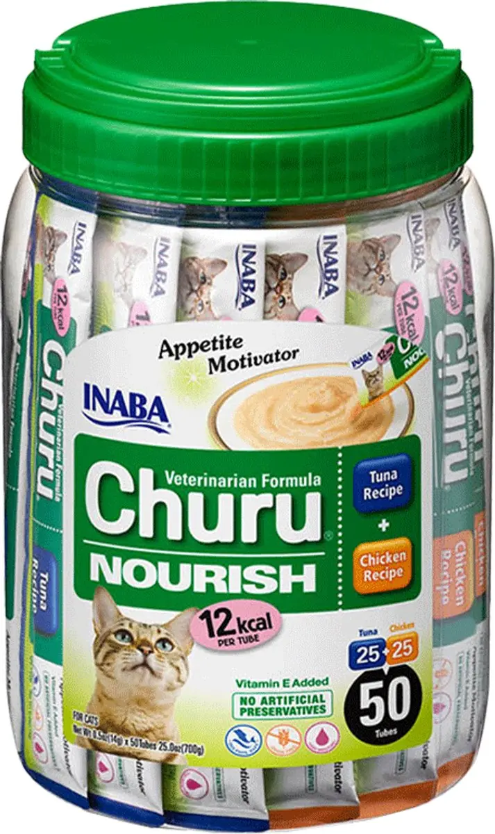 Inaba Churu Nourish Kip & Tonijn - 50 Stuks