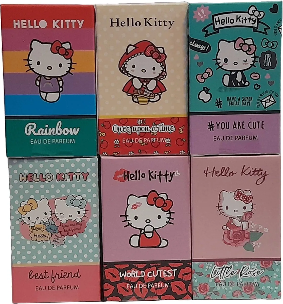 Hello Kitty Kinderparfumset 6x15ml