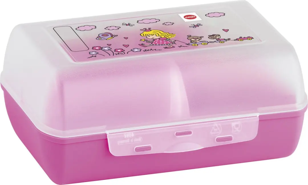 Emsa Kids Princess Lunchdoosset 0.4L - Zwart - afbeelding 6 van 6