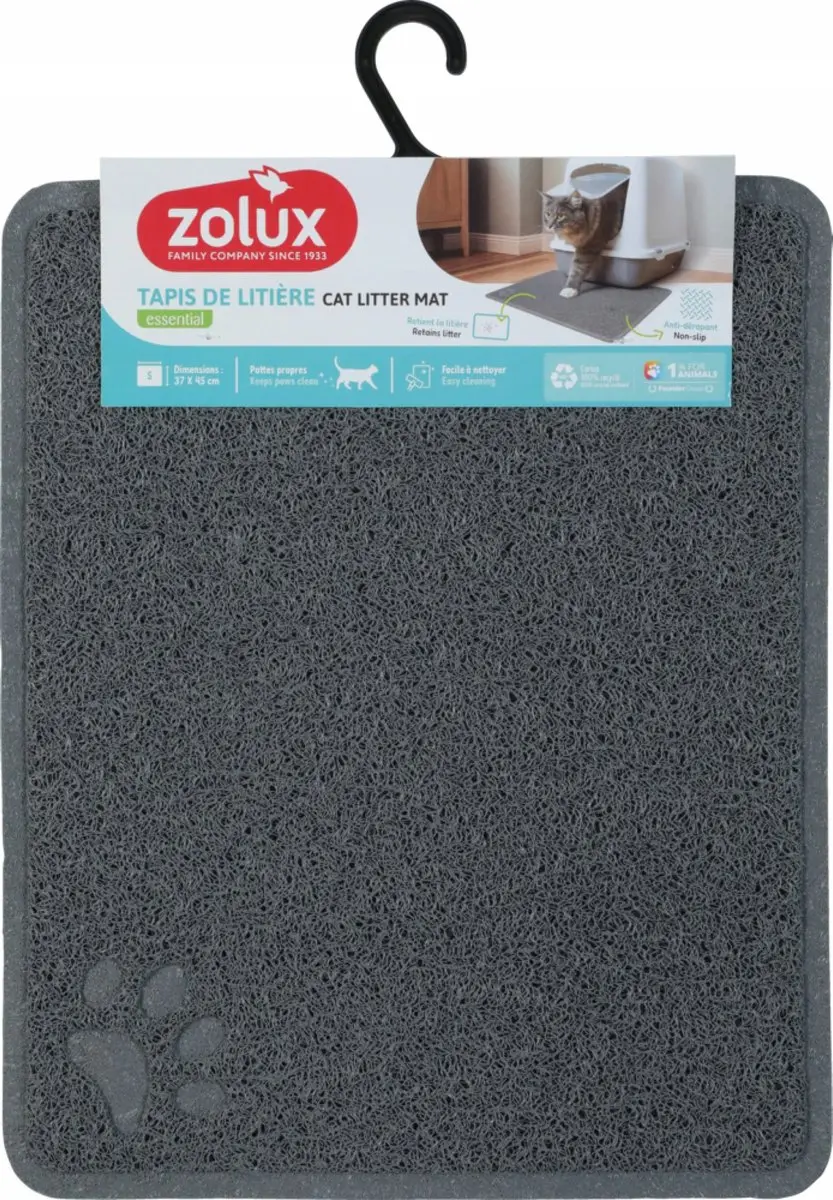 Zolux Kattenbakmat Grijs 37x45 cm