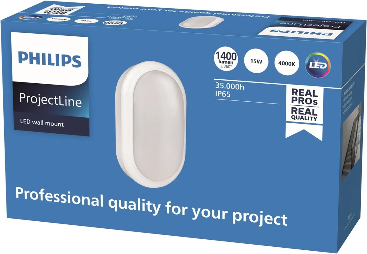 Philips ProjectLine Wandlamp 1400lm - Wit licht