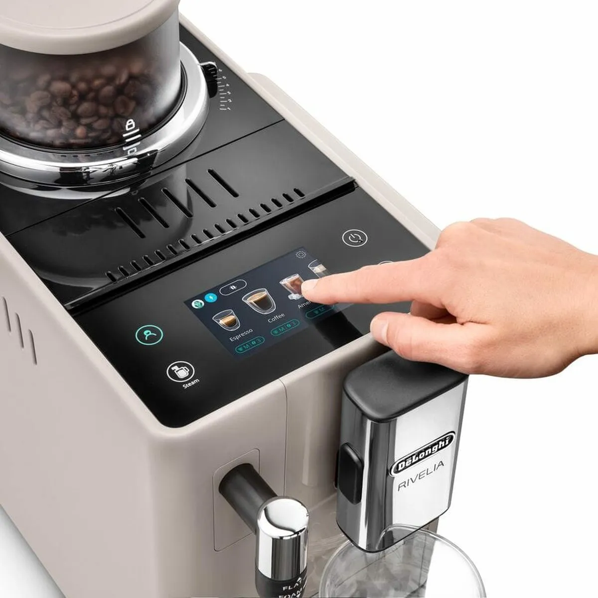 De'Longhi Rivelia EXAM440.35.BG Volautomatische Espressomachine - Beige