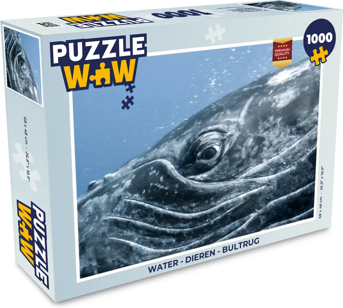 PuzzleWow Dieren Bultrug Legpuzzel 1000 Stuks