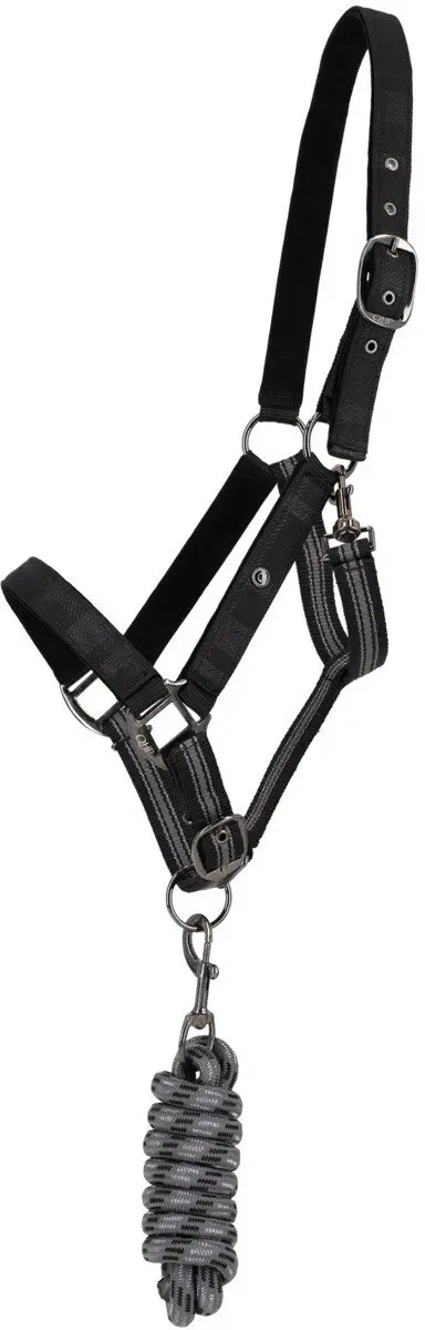 QHP Halster met Lijn MIDNIGHT PONY