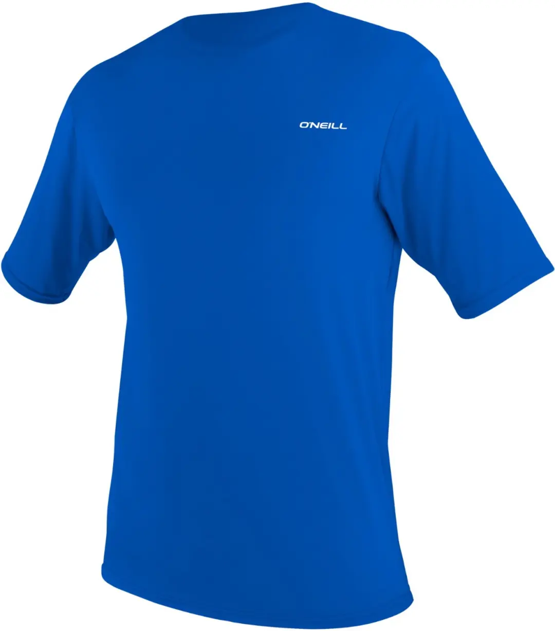 O'Neill Heren Basis Skins Korte Mouw Zonneshirt L - Blauw - afbeelding 2 van 6