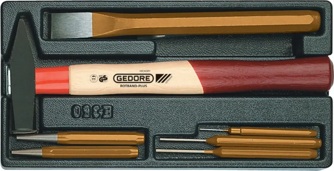 Gedore 1500 ES-350 Hamer/Beitelset