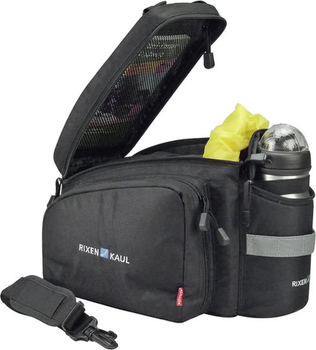 KlickFix Rixen & Kaul Bagagedragertas 12L - Zwart - afbeelding 2 van 6