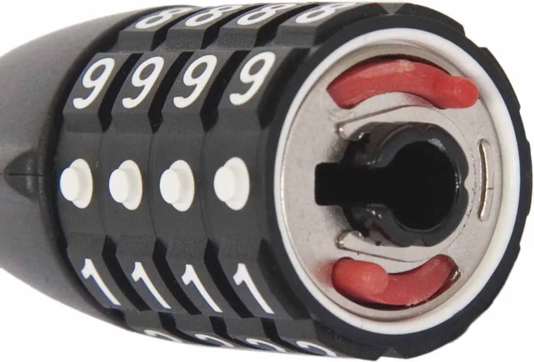 ABUS Steel-O-Flex Tresor 1360/110 Kabelslot 110cm - Zwart - afbeelding 3 van 6
