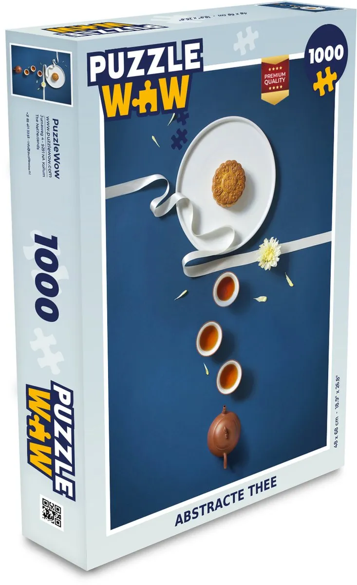 PuzzleWow Abstracte Thee Legpuzzel 1000 Stuks