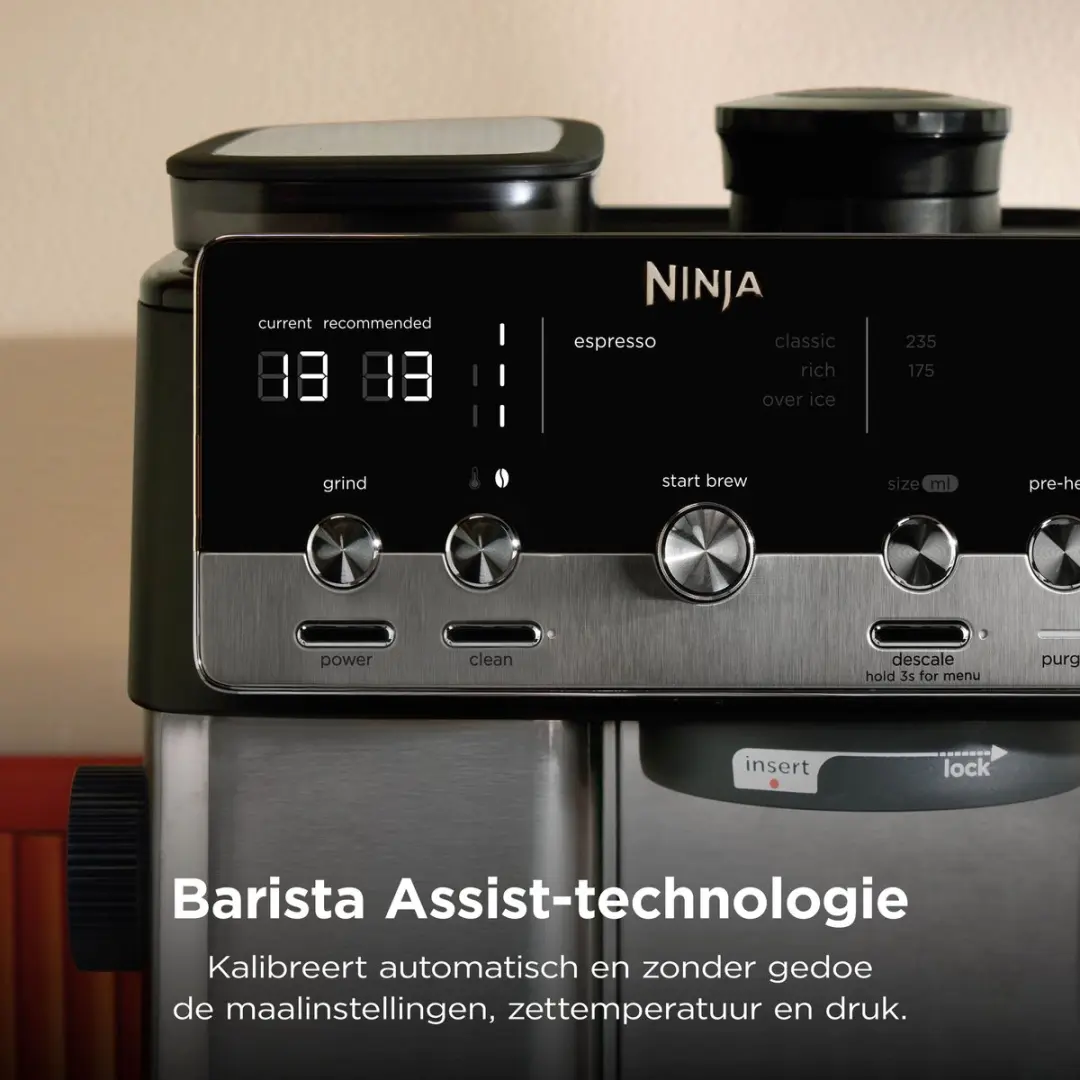 Ninja Luxe Café Mini ES301EU Espressomachine - 1650W - Zwart - afbeelding 6 van 6