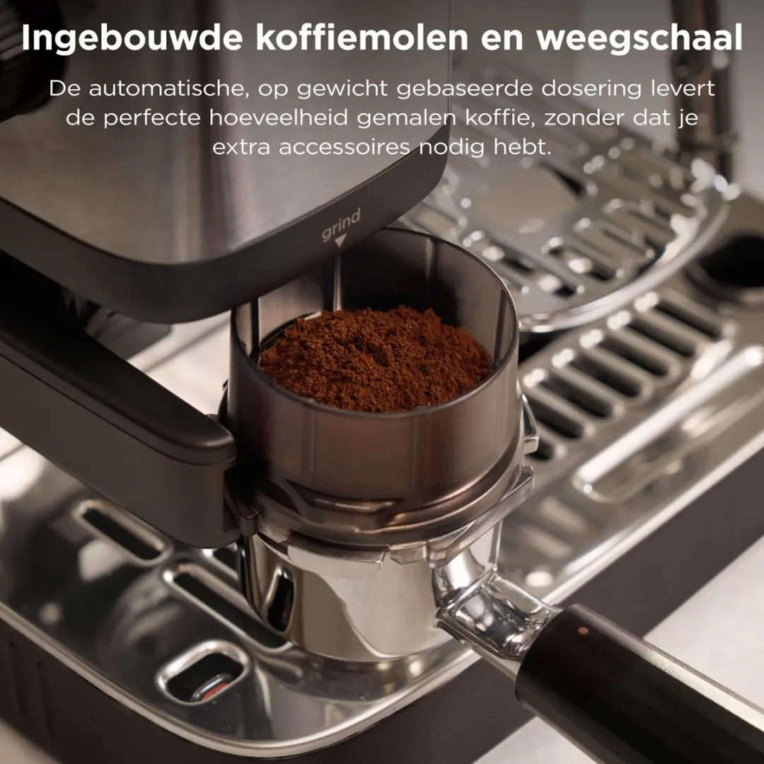 Ninja Luxe Café Mini ES301EU Espressomachine - 1650W - Zwart - afbeelding 4 van 6
