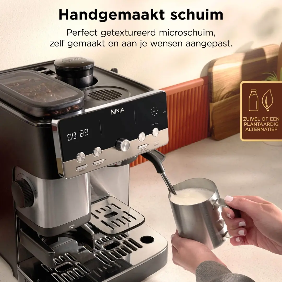 Ninja Luxe Café Mini ES301EU Espressomachine - 1650W - Zwart - afbeelding 2 van 6