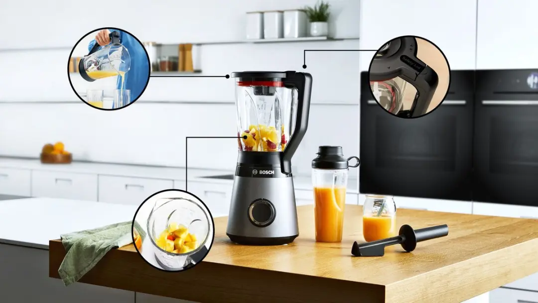 Bosch Serie 4 MMB4194S Blender 1200W - 1,5L - Zwart - afbeelding 5 van 5