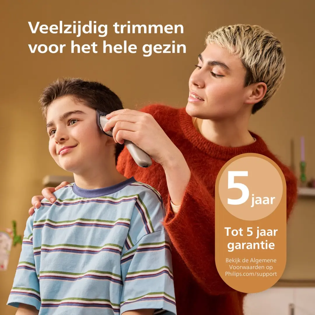 Philips HC5735/15 Tondeuse 5000 Series - 16 Instellingen - 90 Min Draadloos - afbeelding 2 van 6