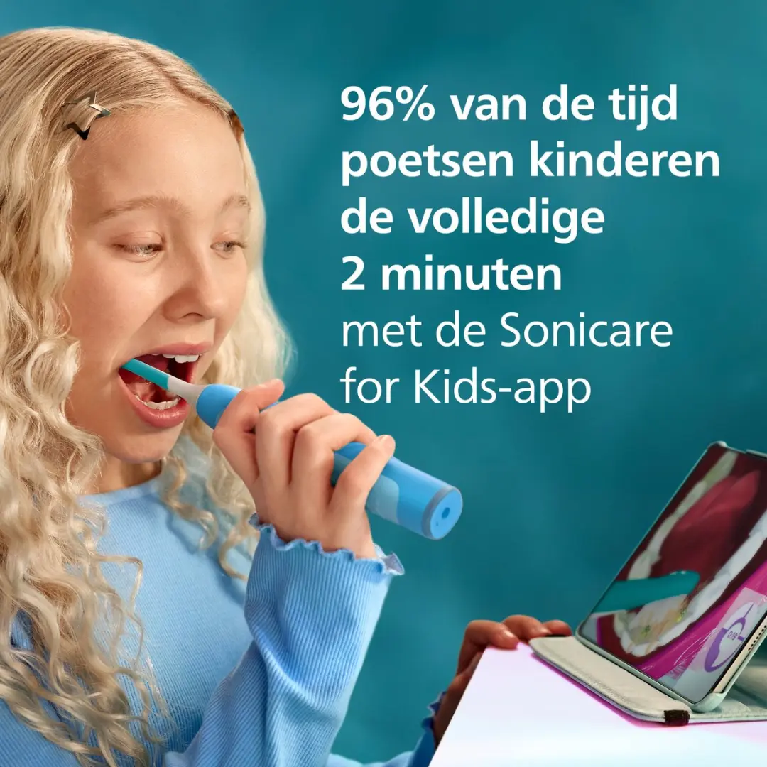 Philips Sonicare For Kids HX6600/42 Elektrische Tandenborstel - Blauw