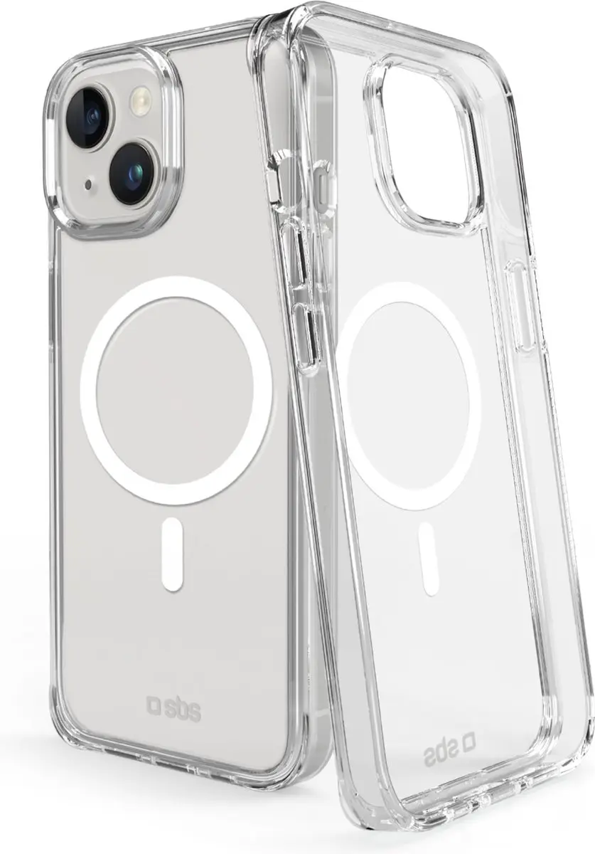 SBS TELIGMAGIP1561T iPhone Hoes Transparant - MagSafe - afbeelding 3 van 4
