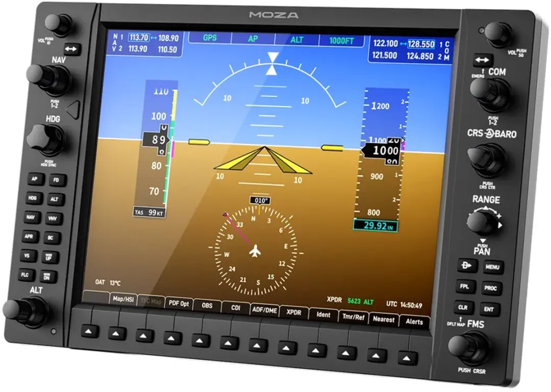MOZA MGX1000 Instrumentenpaneel