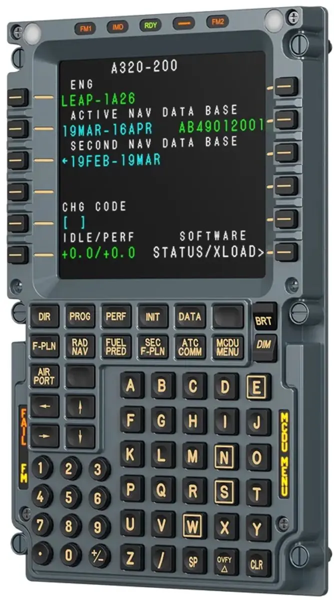 Moza Racing MA3F Flight Computer Display - A320 MCDU - afbeelding 3 van 4