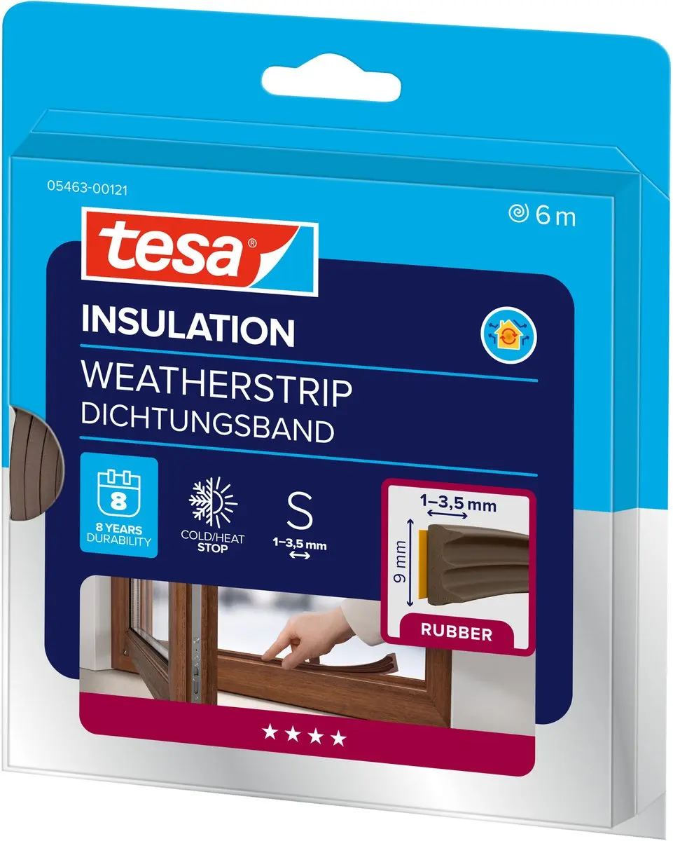 Tesa tesamoll E-Profiel Tochtstrip 6m x 9mm