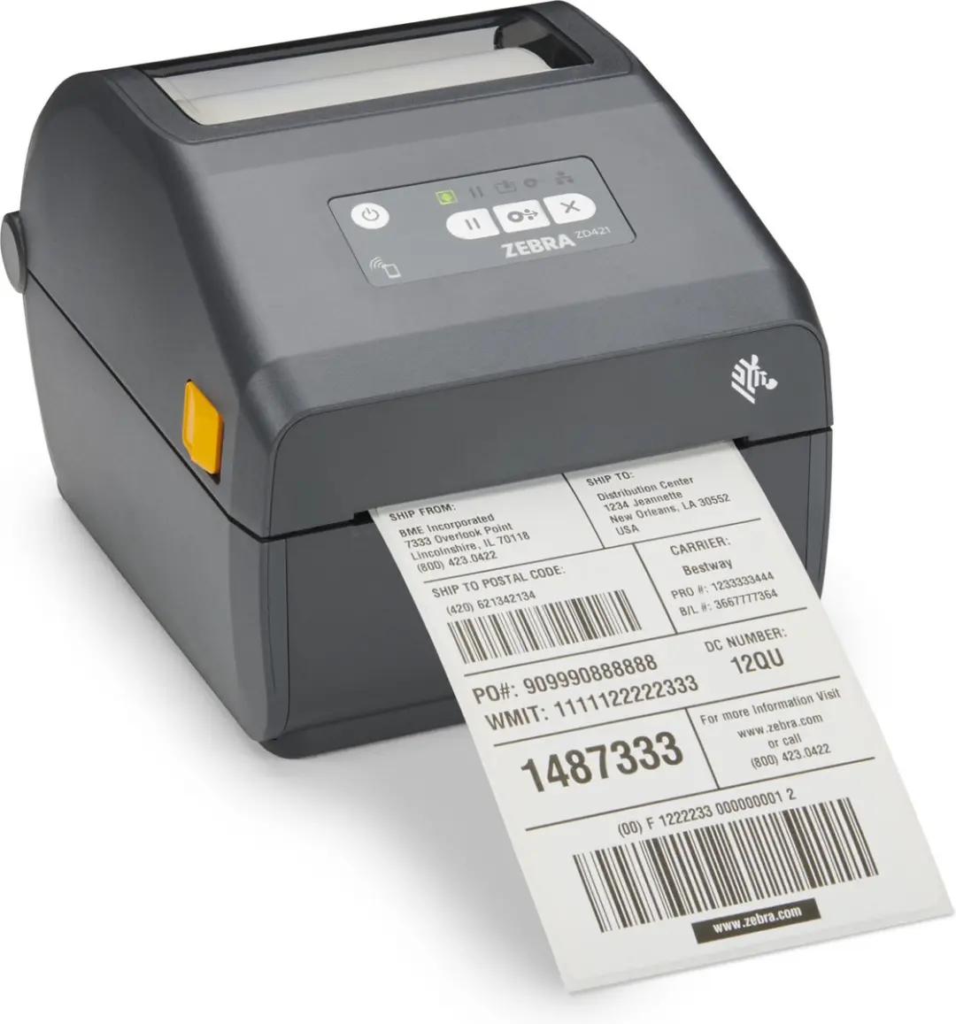 Zebra ZD421T Thermo Transfer Labelprinter