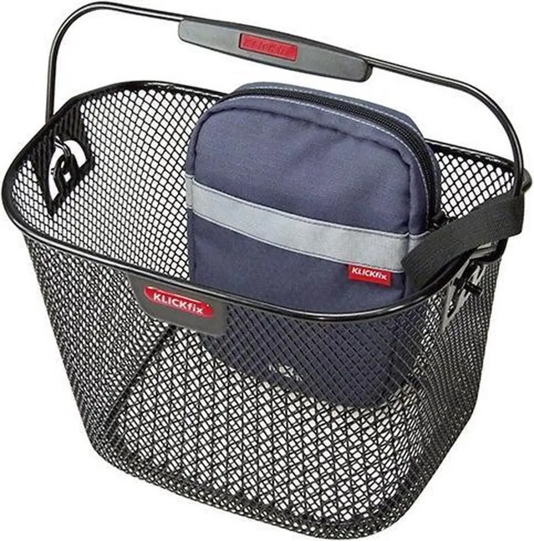 Klickfix Mand Mini - 10L - Zwart - afbeelding 5 van 6