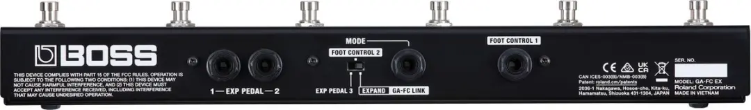BOSS GA-FC EX Voetcontroller