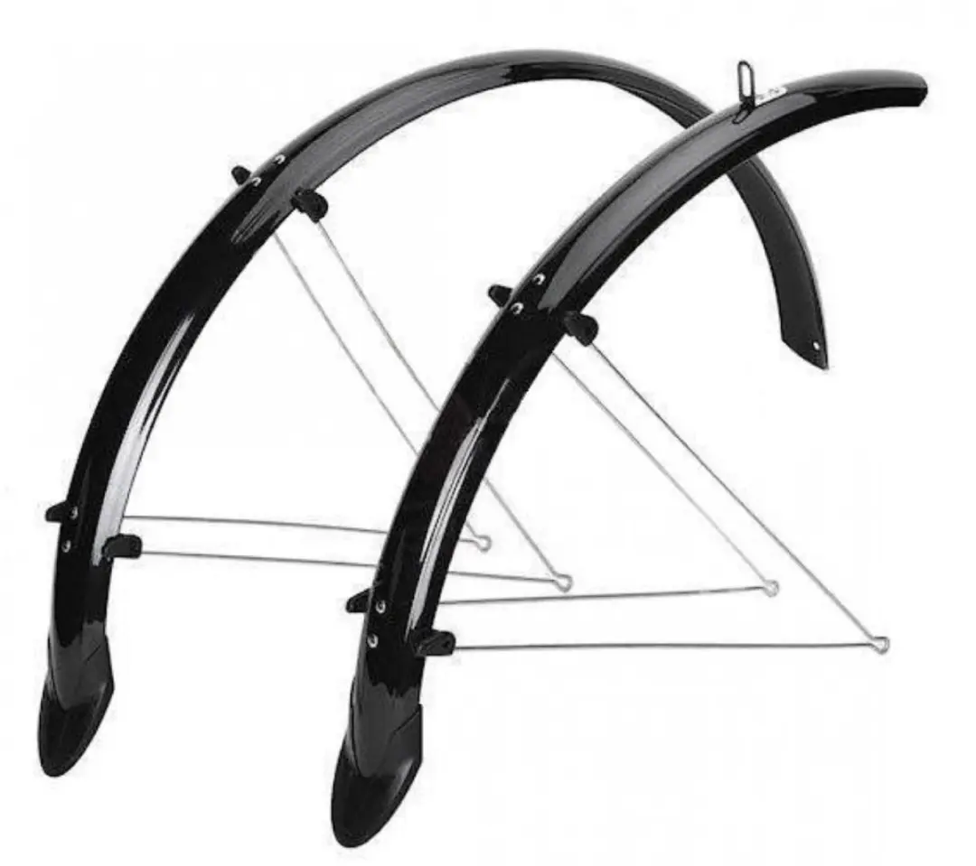ORION Fietsspatbord 28'' 53mm Zwart met Spatlap